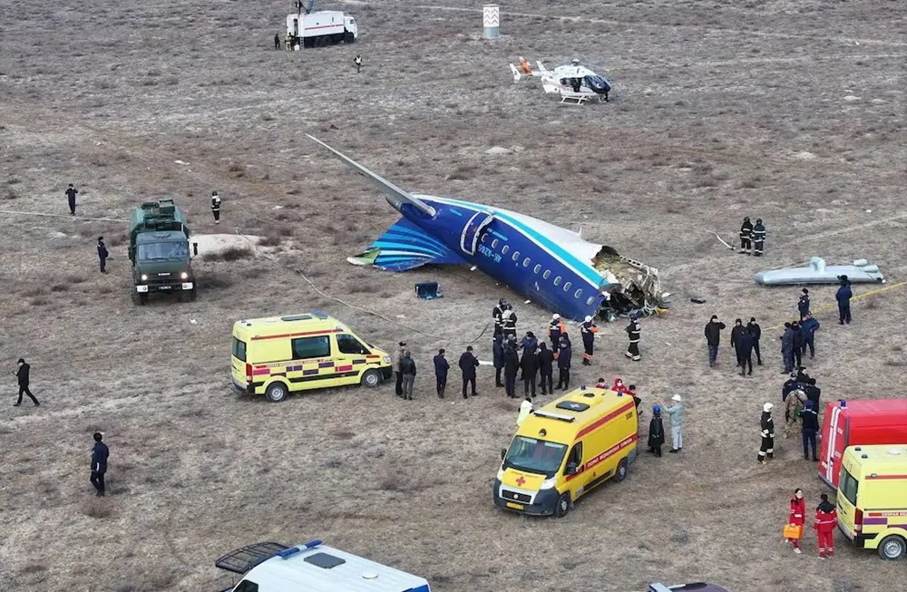 Avión de Azerbaijan Airlines