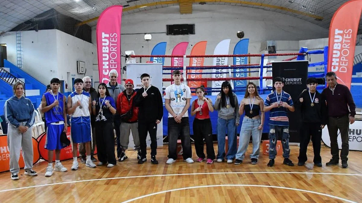 Boxeo chubutense Juegos Evita 2026.