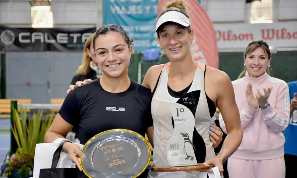 Victoria Bosio se quedo con el torneo en Trelew