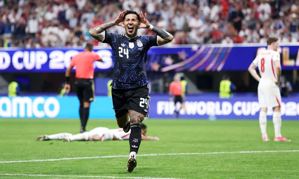 Enzo Fernández. Foto X @Argentina