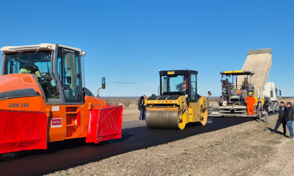 Pavimentación doble trocha