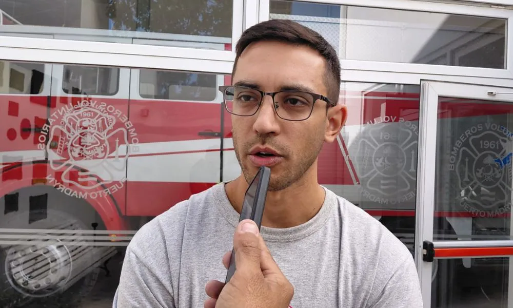 Bomberos de Puerto Madryn Enzo Giulietti