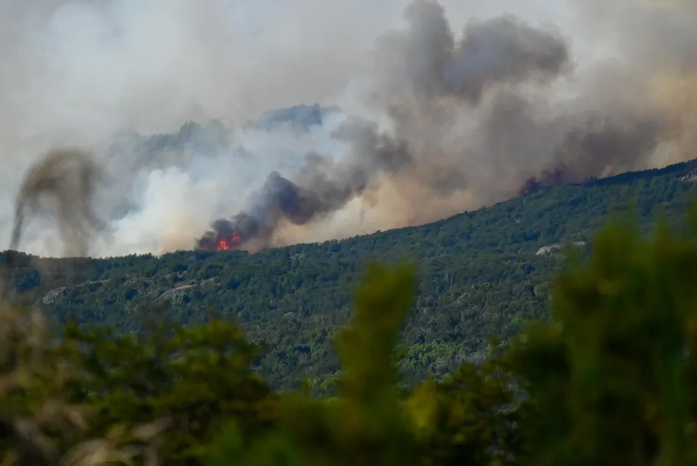Incendio en Los Alerces