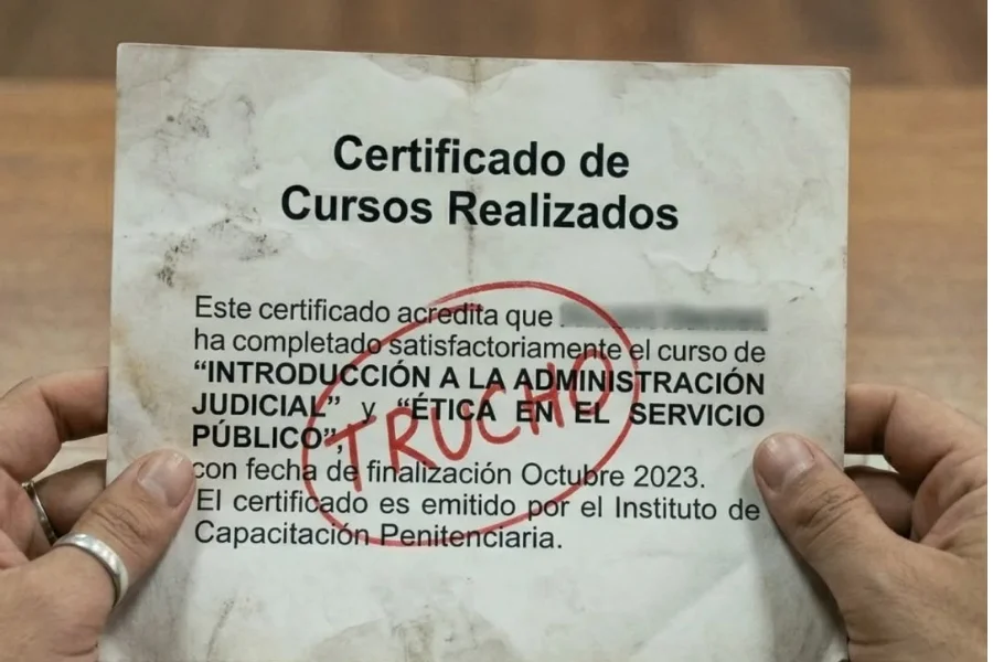 Certificados truchos