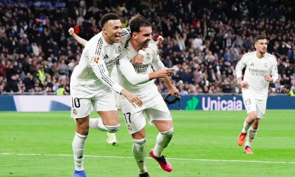 Mbappé y Asencio, los autores de los goles del Real Madrid.