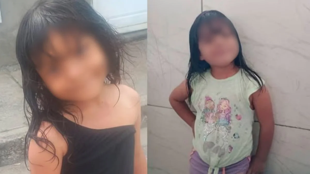 Niña hallada en Venezuela