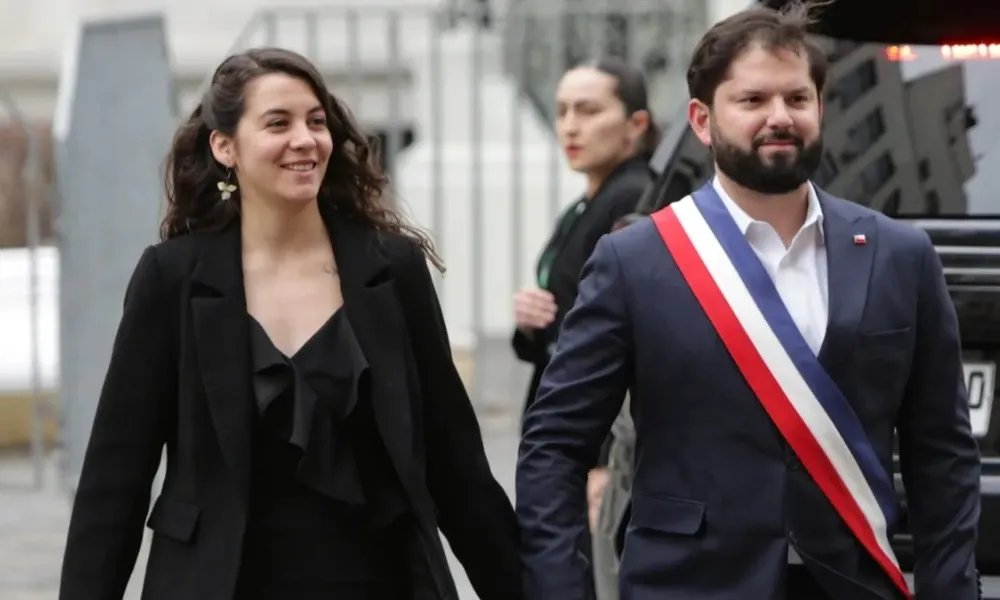 Gabriel Boric y Paula Carrasco