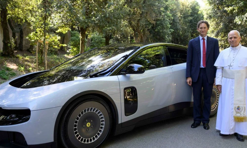 Ferrari cae en la bolsa tras lanzar su auto eléctrico FOTO Ferrari
