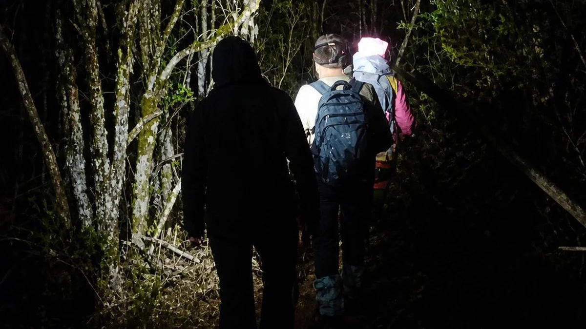 Uno de los rescates en Lago Puelo
