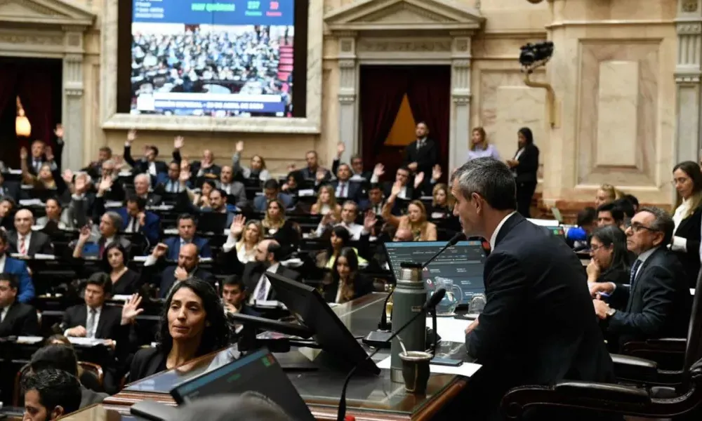 Sesión en Diputados