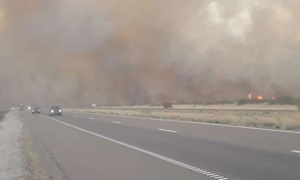 Incendio en Ruta 3