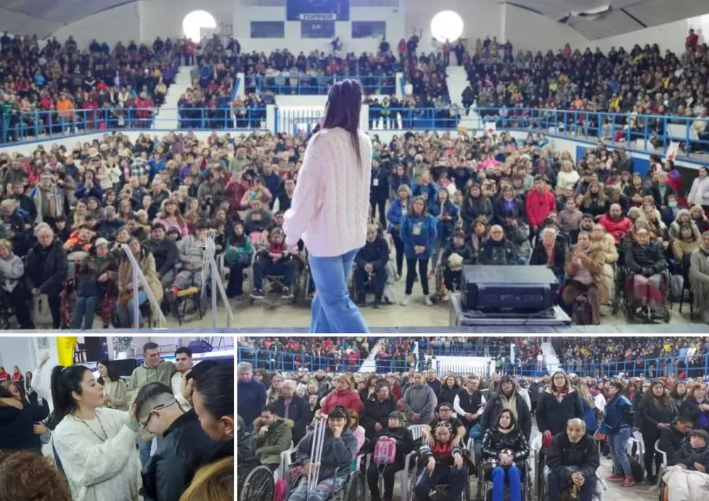 Leda Bergonzi en Caleta Olivia