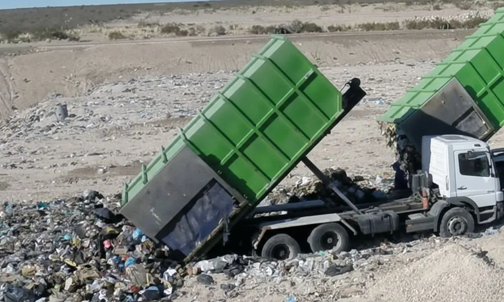Depósito final de residuos a cielo abierto foto GIRSU
