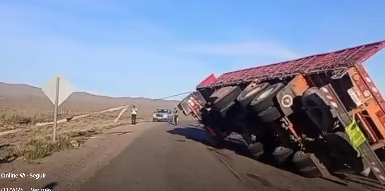 vuelco camion
