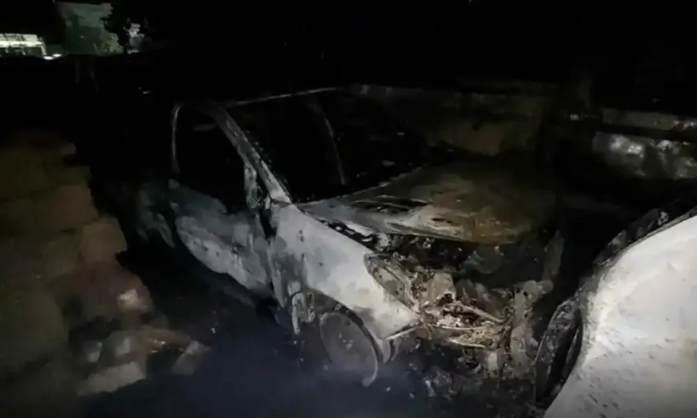 Incendio concesionaria