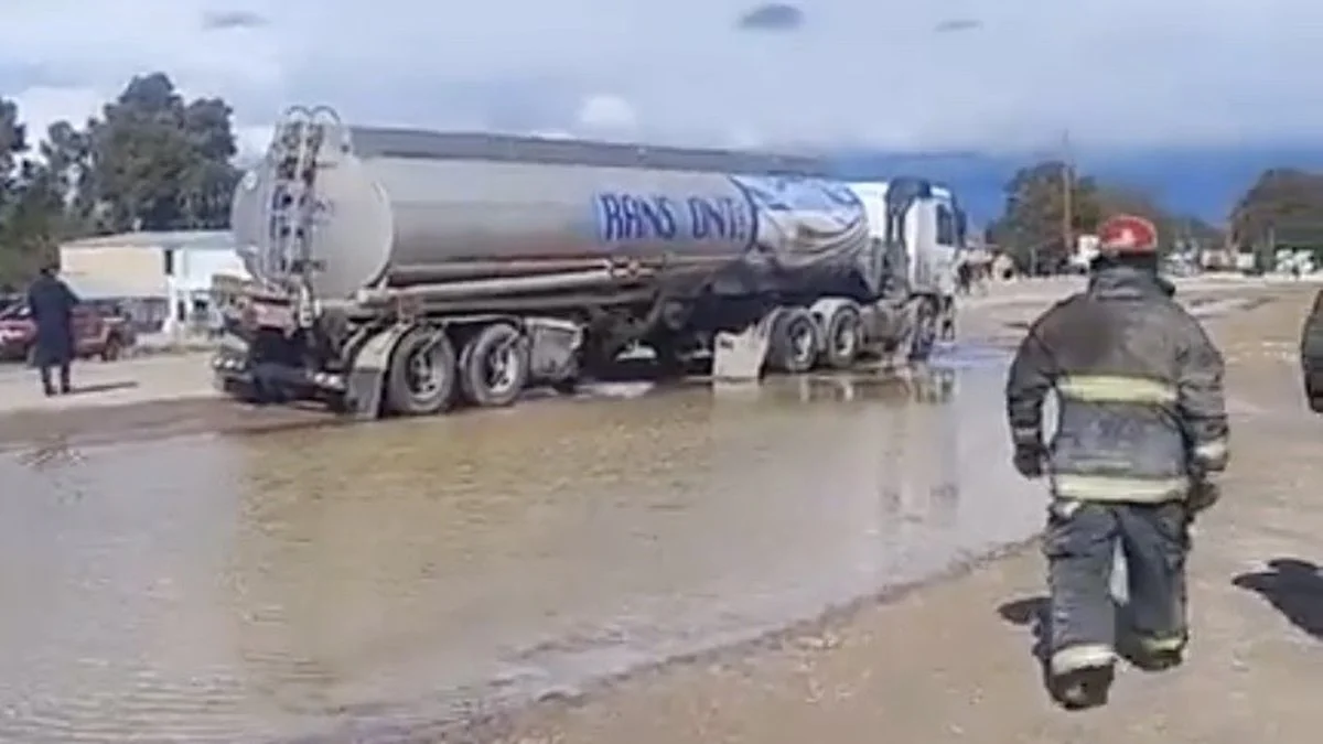 Accidente Ruta 3 (Captura video Pablo Zeta)