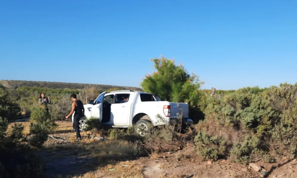 Camioneta fuera de la ruta