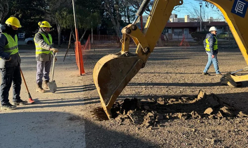 Nuevo conducto pluvial en Comodoro