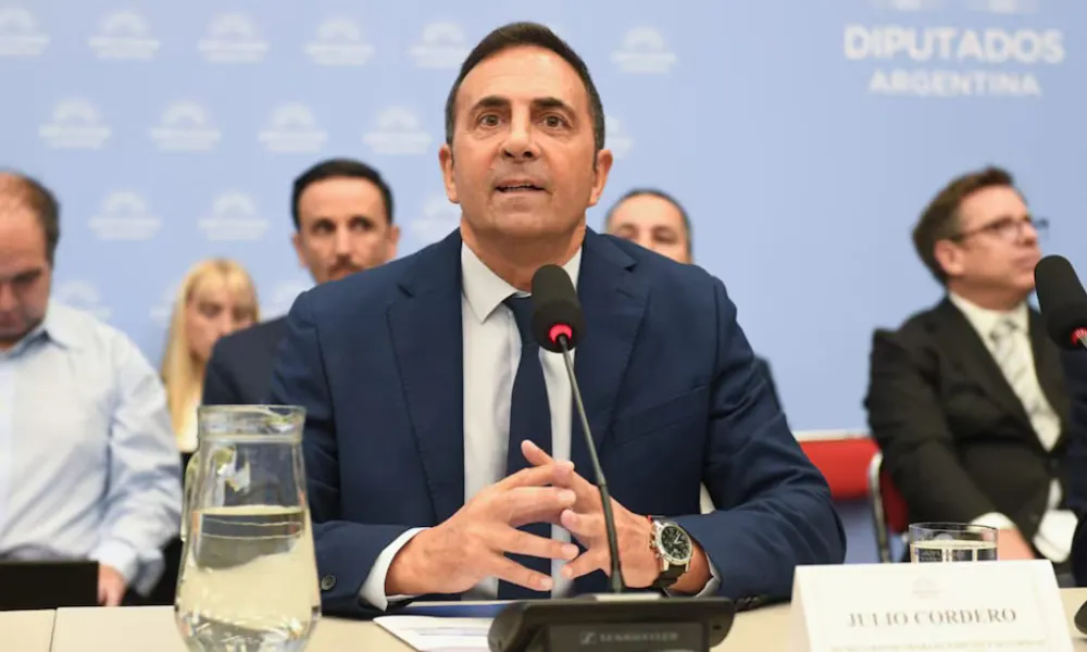 Secretario de Trabajo, Julio Cordero