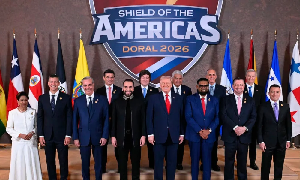 La cumbre regional se realizó en Doral, Florida, y fue impulsada por el presidente estadounidense Donald Trump.