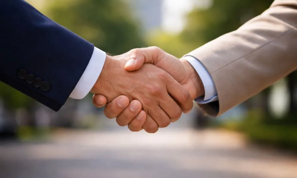 confianza imagen ilustrativa dándose las manos