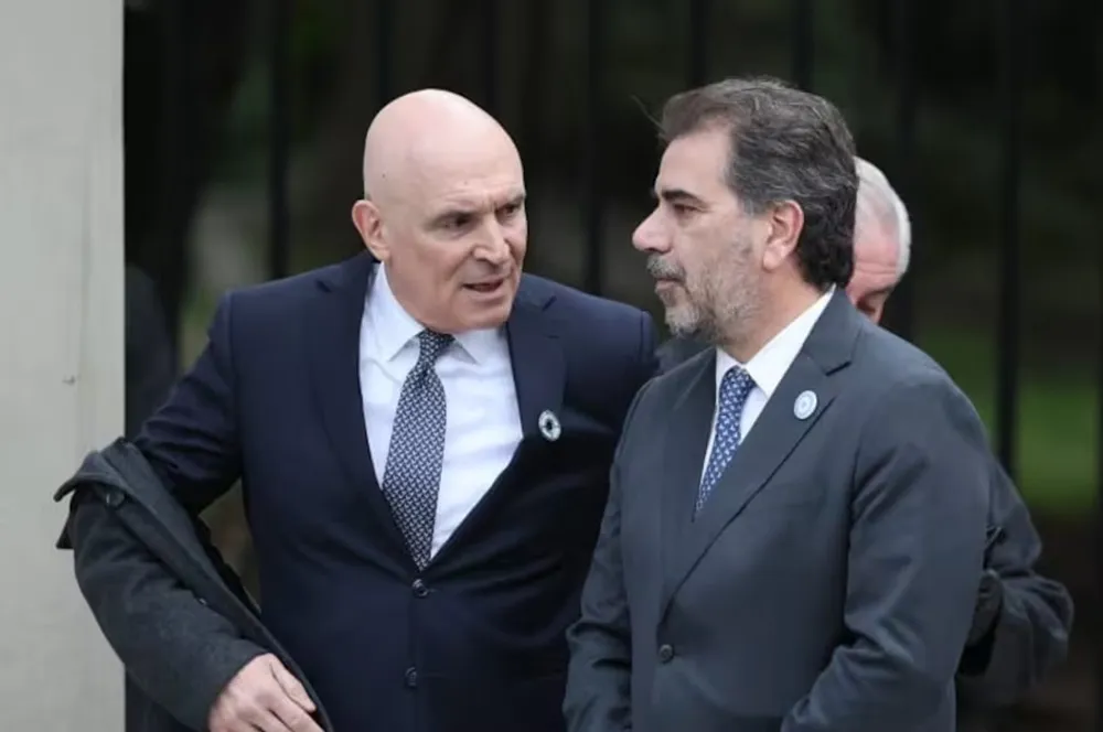 José Luis Espert y Cristian Ritondo (Foto: Fabián Marelli - LA NACION)