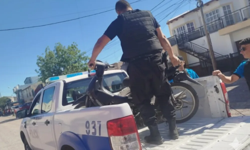 secuestro de la moto
