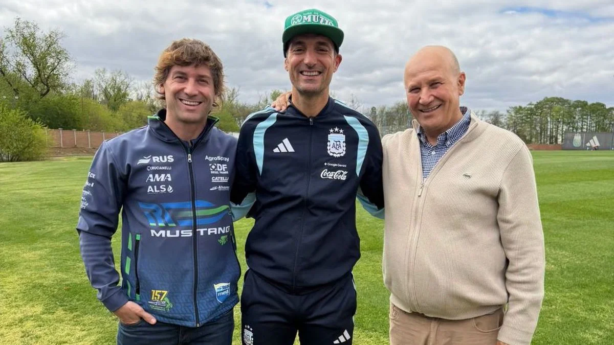 Lionel Scaloni y Johnny De Benedictis.
