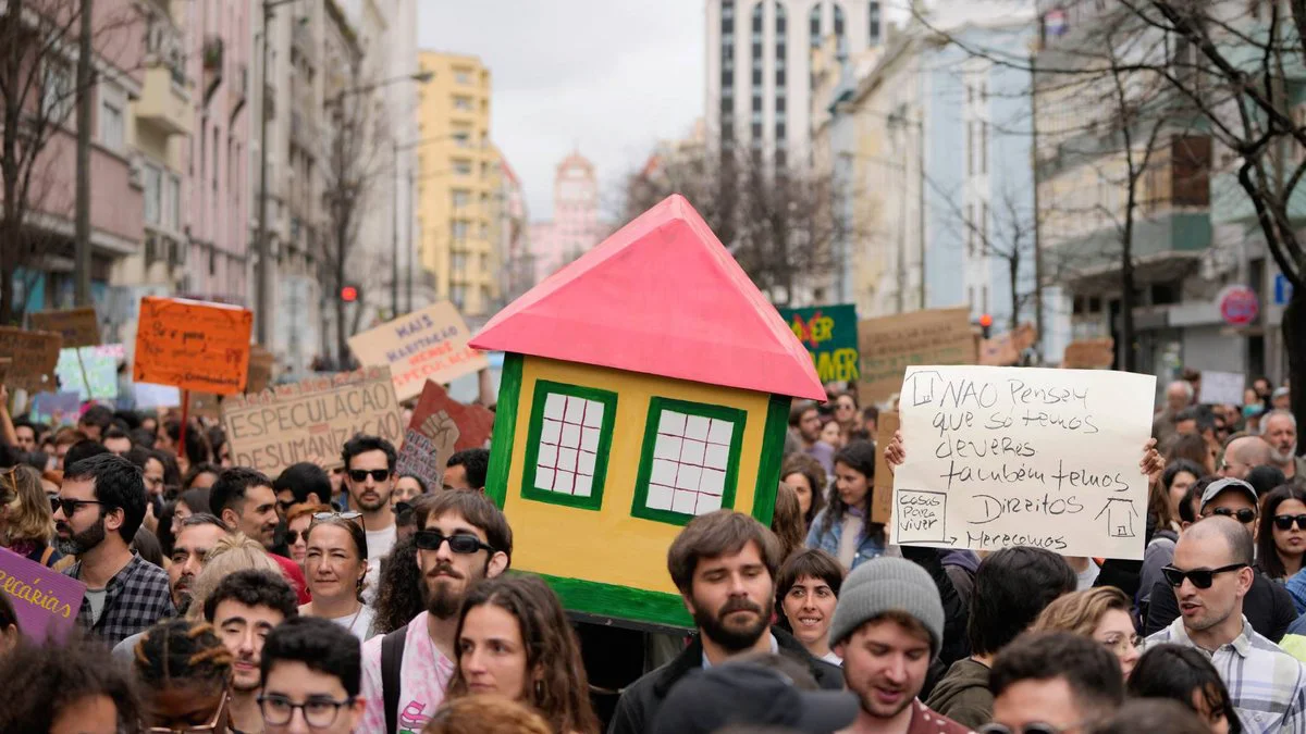 Protestas en Portugal. Foto RTVE