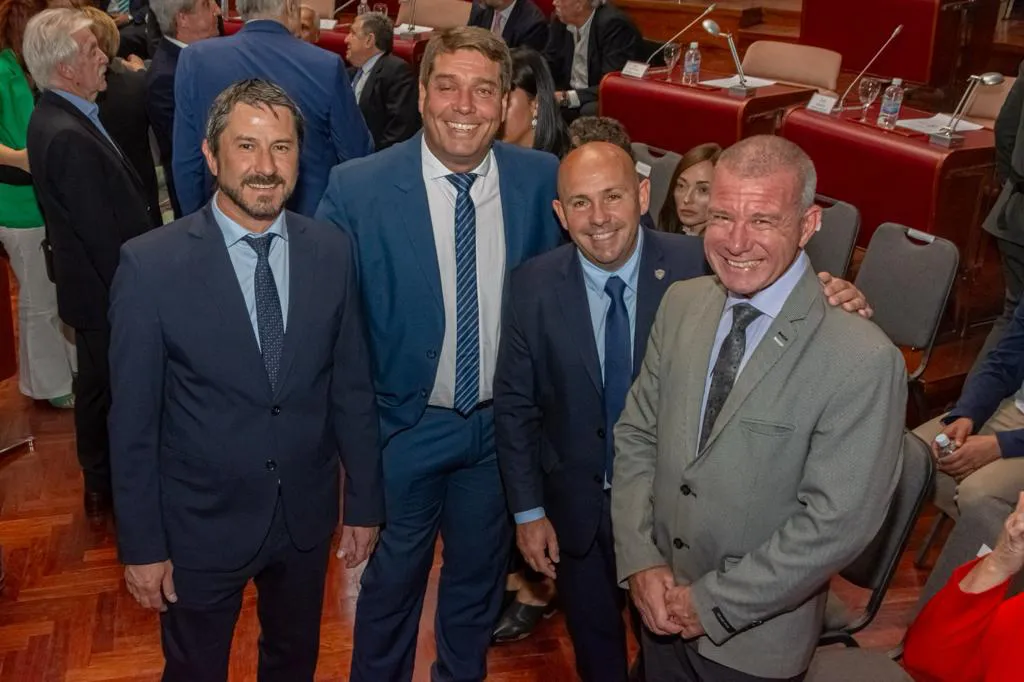 Los intendentes Merino, Biss, Sastre y James