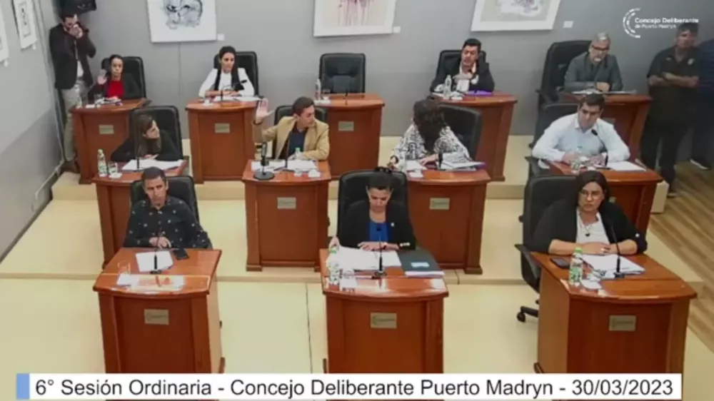 Sesión Concejo Deliberante Puerto Madryn