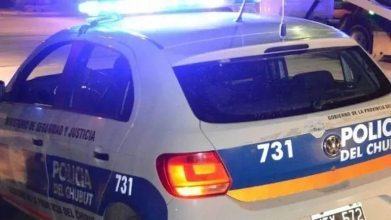 Patrullero policía Chubut 