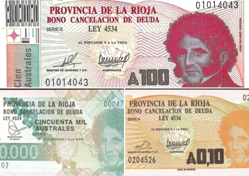 La Rioja ya tiene su cuasimoneda Chacho El Bono de Cancelación de Deuda circulará a la par que el peso