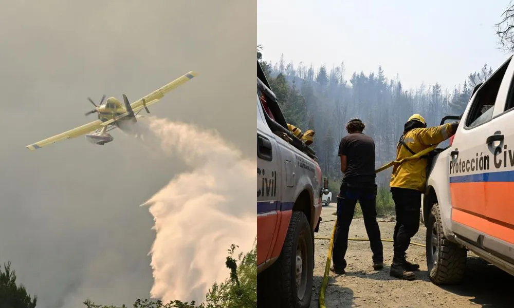 Incendio en Puerto Patriada