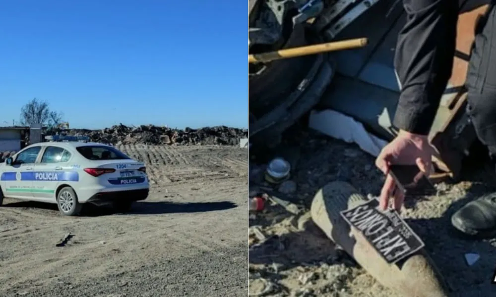 Explosivo encontrado en Madryn