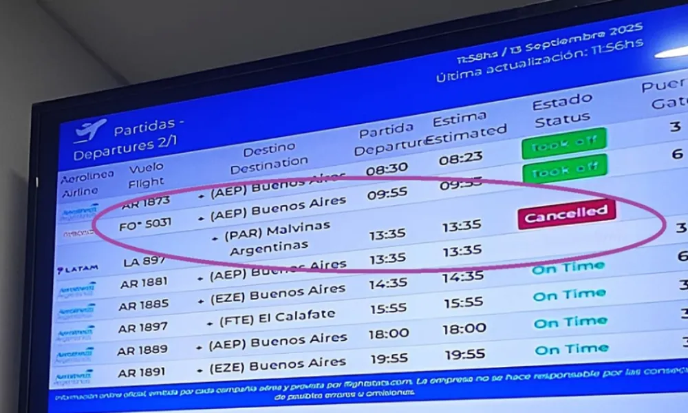 Vuelo Malvinas
