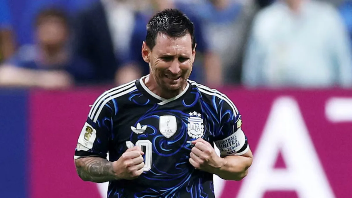 Emoción de Messi
