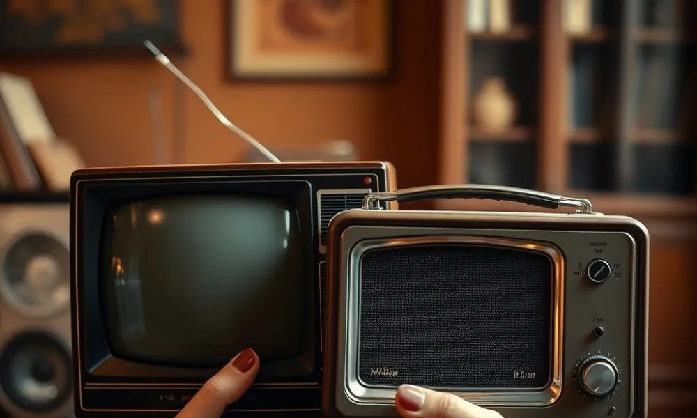 Televisores radio imagen ilustrativa