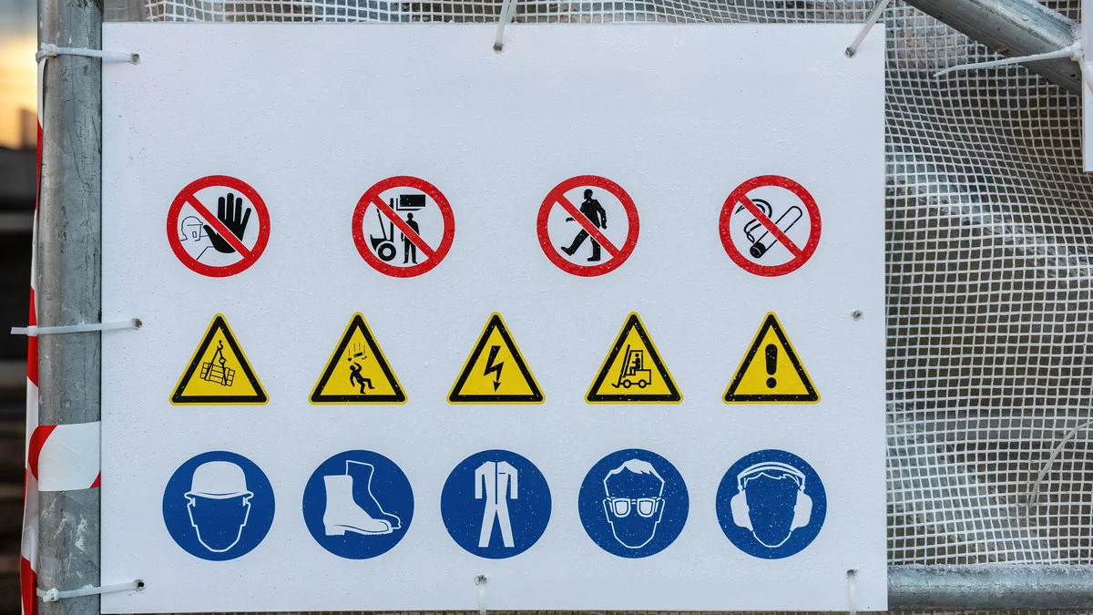 Señalética de seguridad laboral. Imagen ilustrativa Magnific