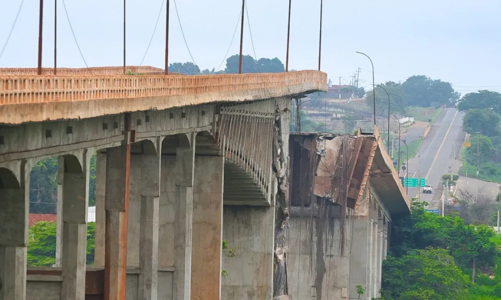 Derrumbe de puente en Brasil