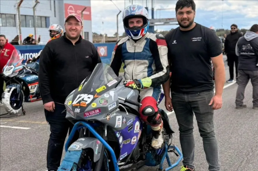 Alexis Carballo Fanelli volvió a destacarse en el motociclismo nacional