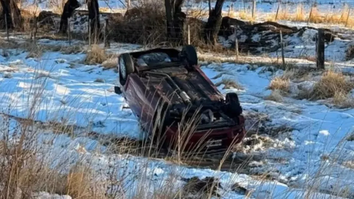 Vuelco en Ruta 26