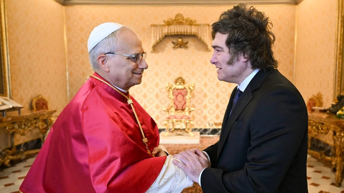 Javier Milei y el Papa León XIV