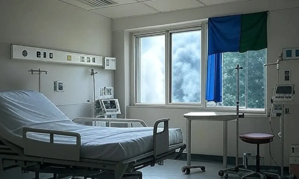 Habitación de hospital vacia Imagen generada por AI