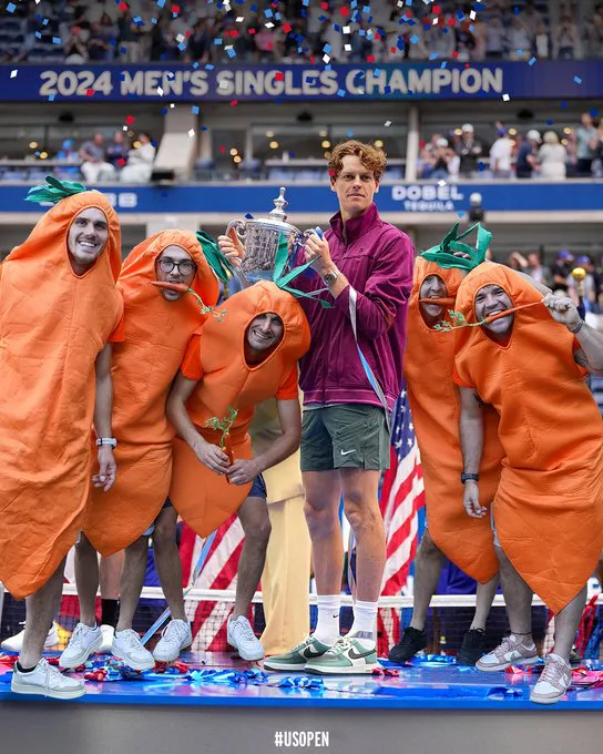 Jannik Sinner superó a Taylor Fritz  por 6-3, 6-4 y 7-5