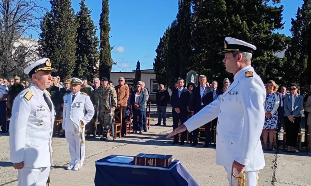 nuevo jefe de la base Almirante Zar