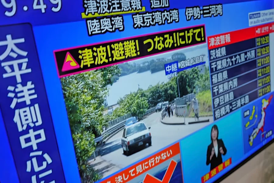 Sismo en Japón