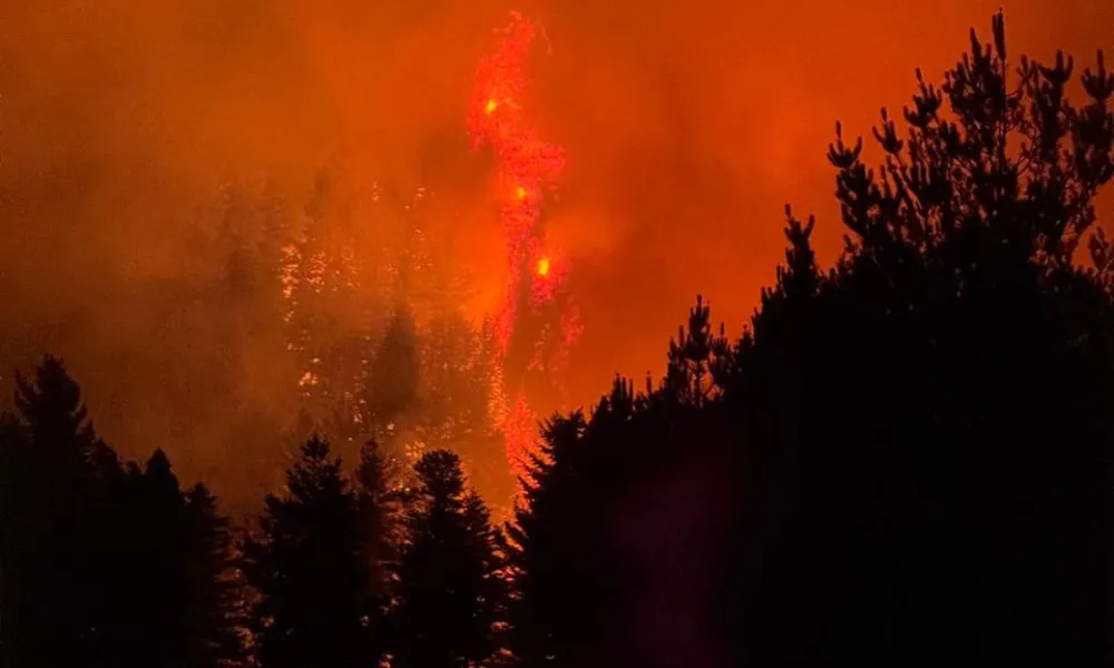 Incendio en Puerto Patriada