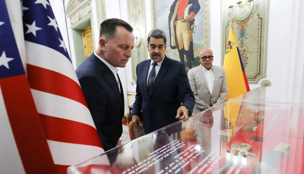 Maduro con enviado de EEUU