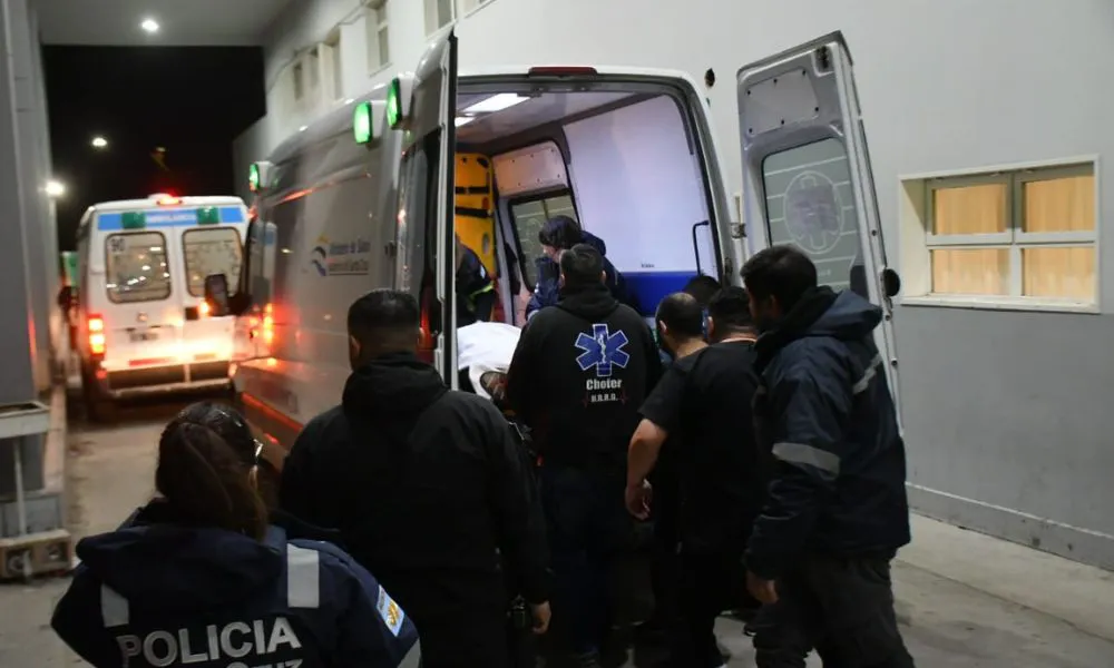 Rescate 4 ccidente fatal en la ruta 3 Foto JOSÉ SILVA LA OPINIÓN AUSTRAL